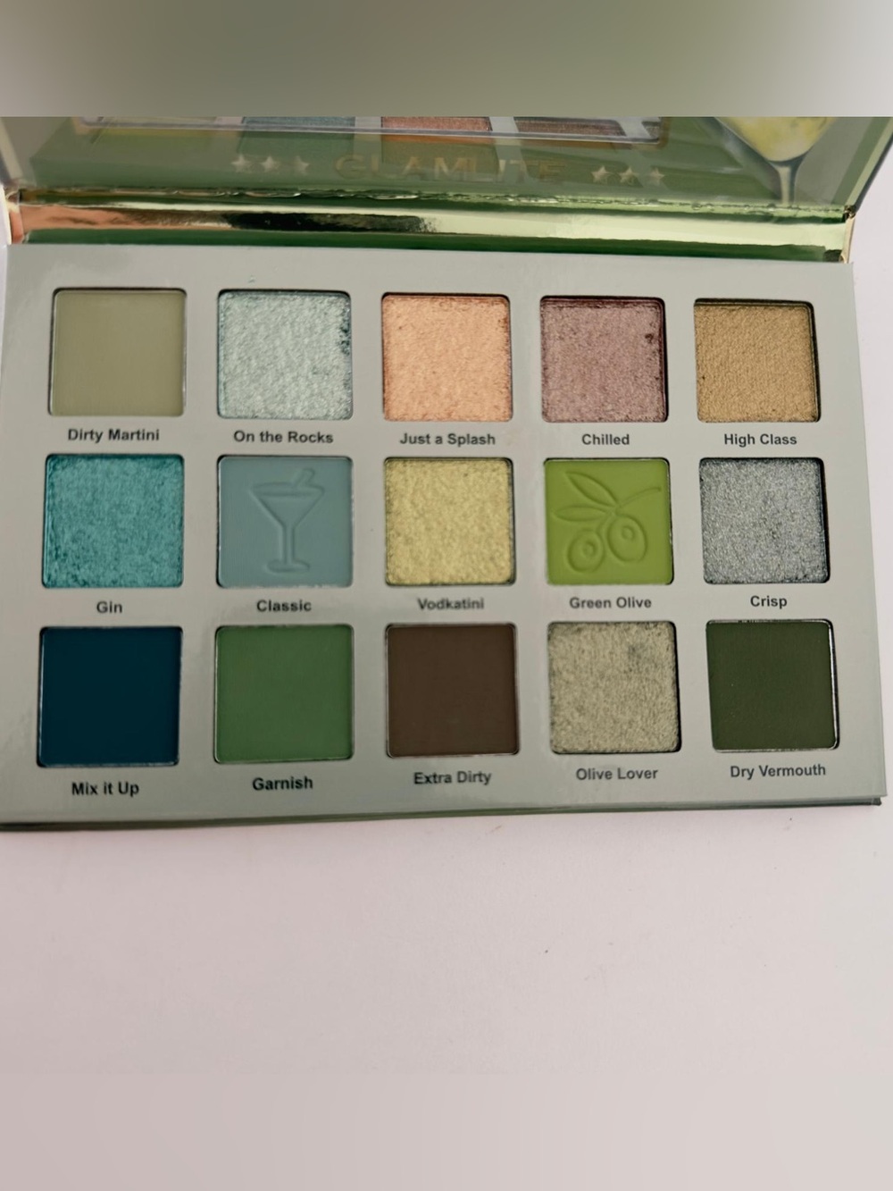 NWT Glamlite Dirty Martini Eyeshadow Palette